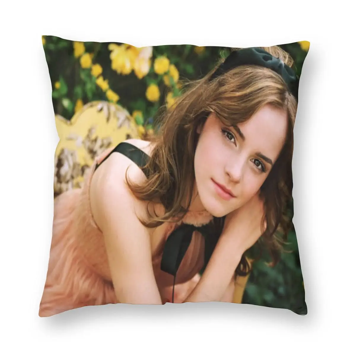 Чехол для дивана с рисунком Эмма Ватсон|Наволочка| |