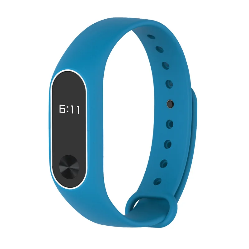 

Colorful Silicone Wrist Strap Bracelet Double Color Replacement watchband for Original Miband 2 Xiaomi Mi band 2 Wristbands