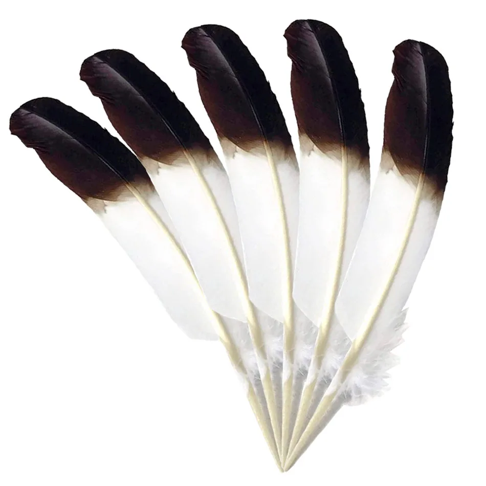 

5/20Pcs White Black Turkey Feathers Plume DIY Craft Jewelry Making Natural Feather Party Wedding Decoration Accessories 25-30cm