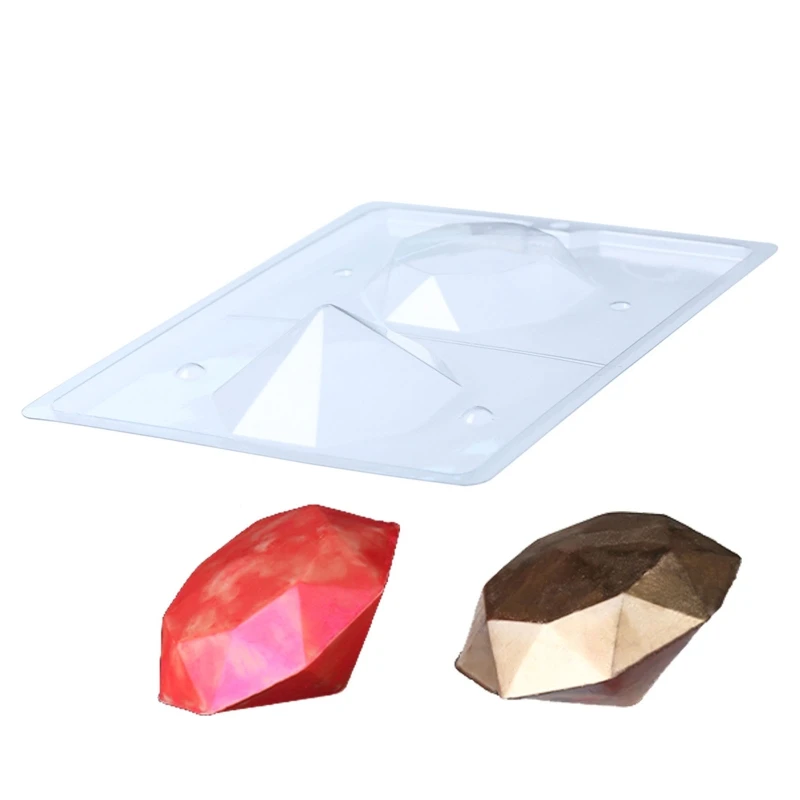 

DIY шоколадная Алмазная Пластиковая форма для помадки, семейная форма для шоколада, конфет, сахарной жвачки, пасты, «сделай сам», свечи, смолы,...