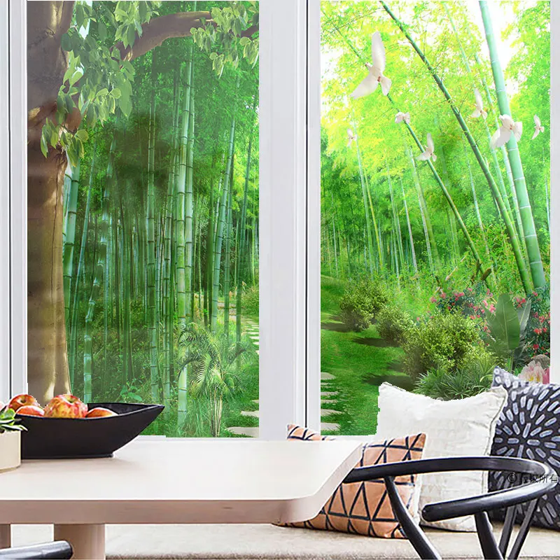 

Затеняющая пленка на окна, антибликовые наклейки на окна, не прилипающие, без клея, матовое стекло, наклейка для унитаза