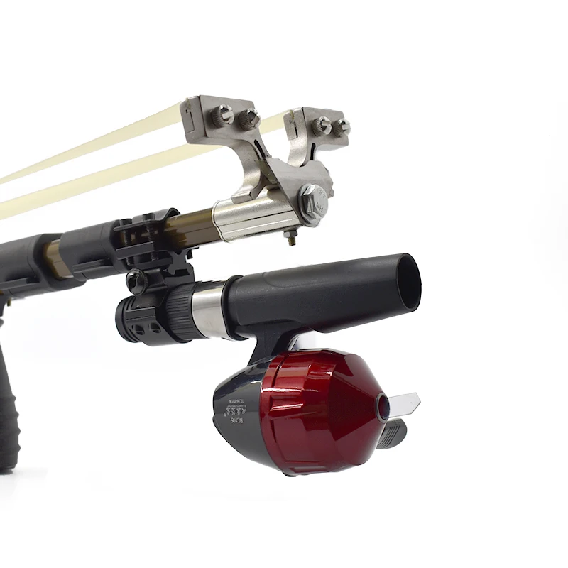 Retractable Laser Aiming Slingshot Fishing Suit High Quality Powerful Catapult Outdoor Hunting Shooting Compound Slingshots | Игрушки и