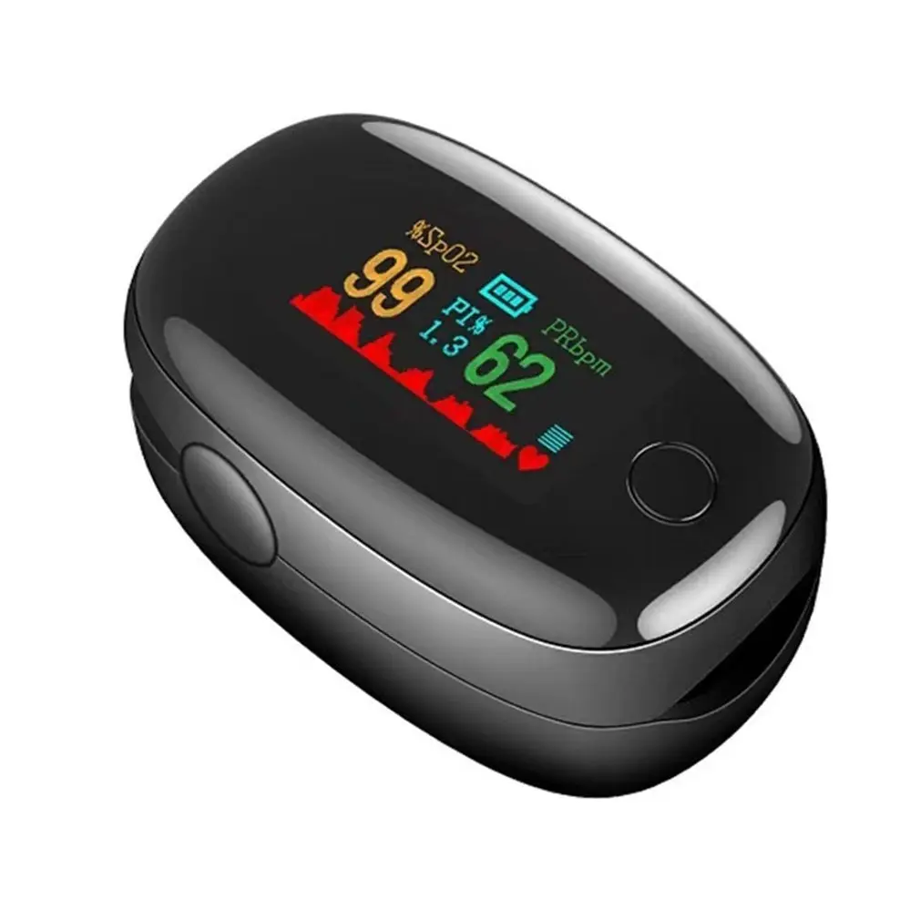 

Finger Pulse Oximeter Cheap Heart Rate Blood Oxygen Monitor PI Monitor Portable SpO2 Monitor Oxygen Saturation Monitor TFT OLED