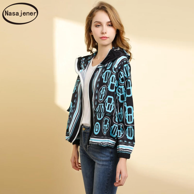 Новая модная подиумная Осенняя Повседневная куртка женская с длинным рукавом