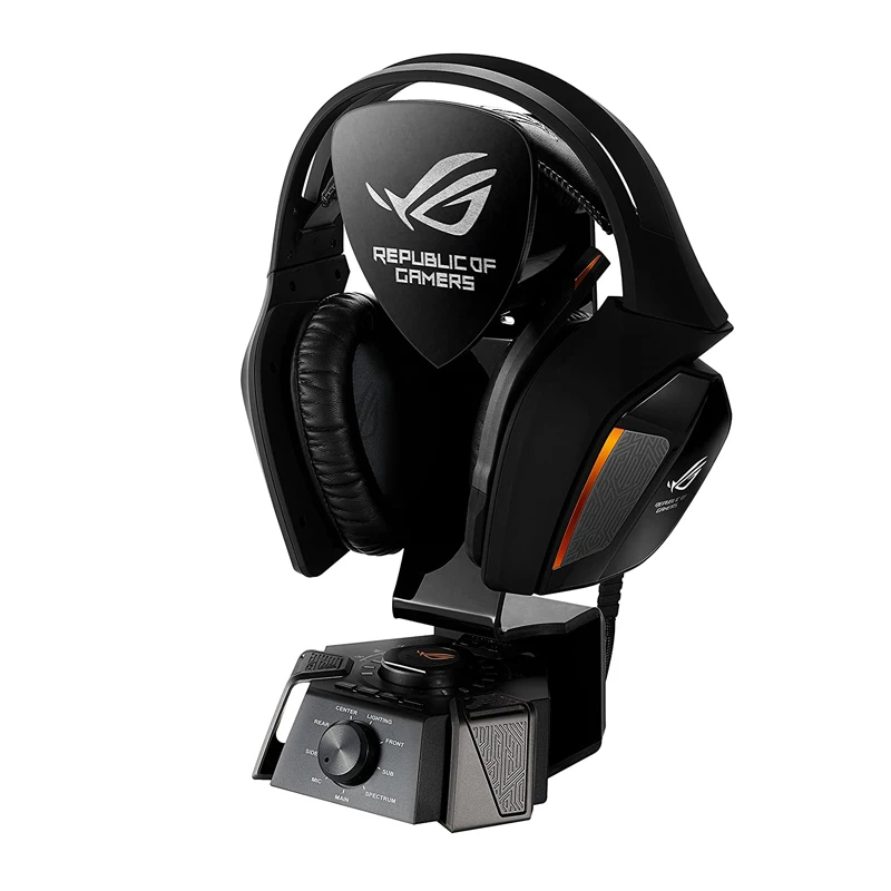 Headset com Microfone Amplificador de Auscultadores de Alta Digital de 10 Asus Centurion Ture Surround Gaming Drivers Discretos Qualidade Rog 7.1