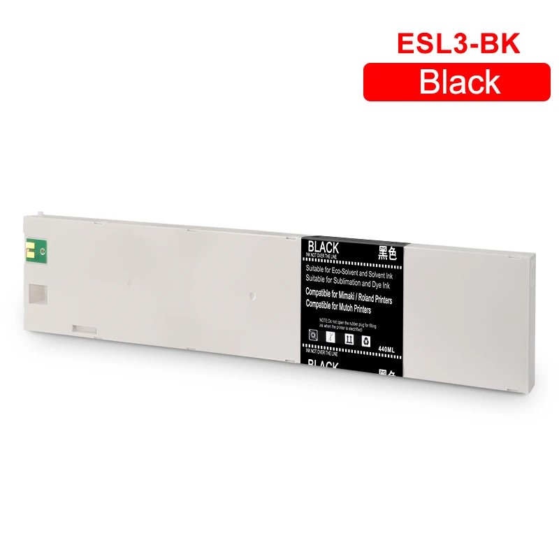 440ML ECO-SOL MAX Replacement Ink Cartridge ESL3 For Roland BN-20 SolJet PRO II VersaCAMM SP-i Series Printers (6Colors/Set)
