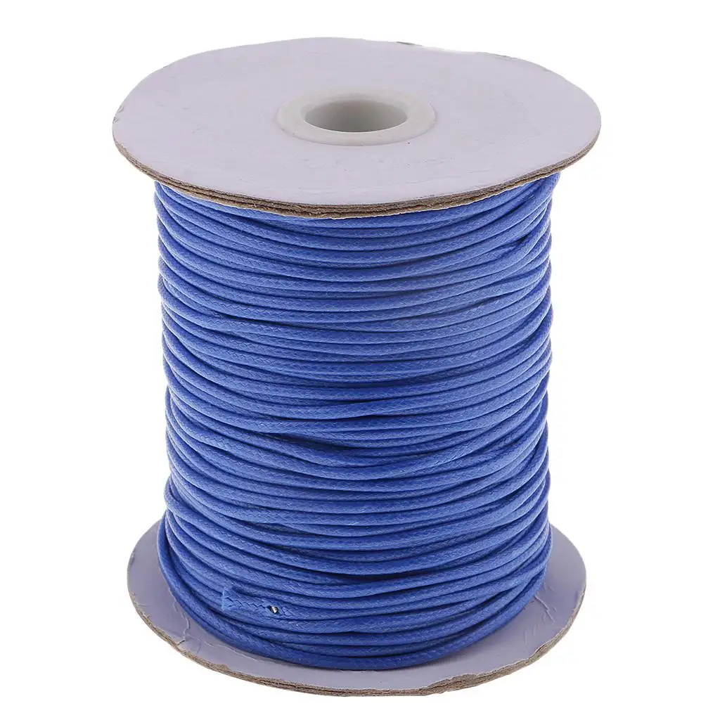 

Вощеный хлопковый шнур для изготовления украшений «сделай сам», 2 шт., 82 М, нить для бижутерии, 2 мм