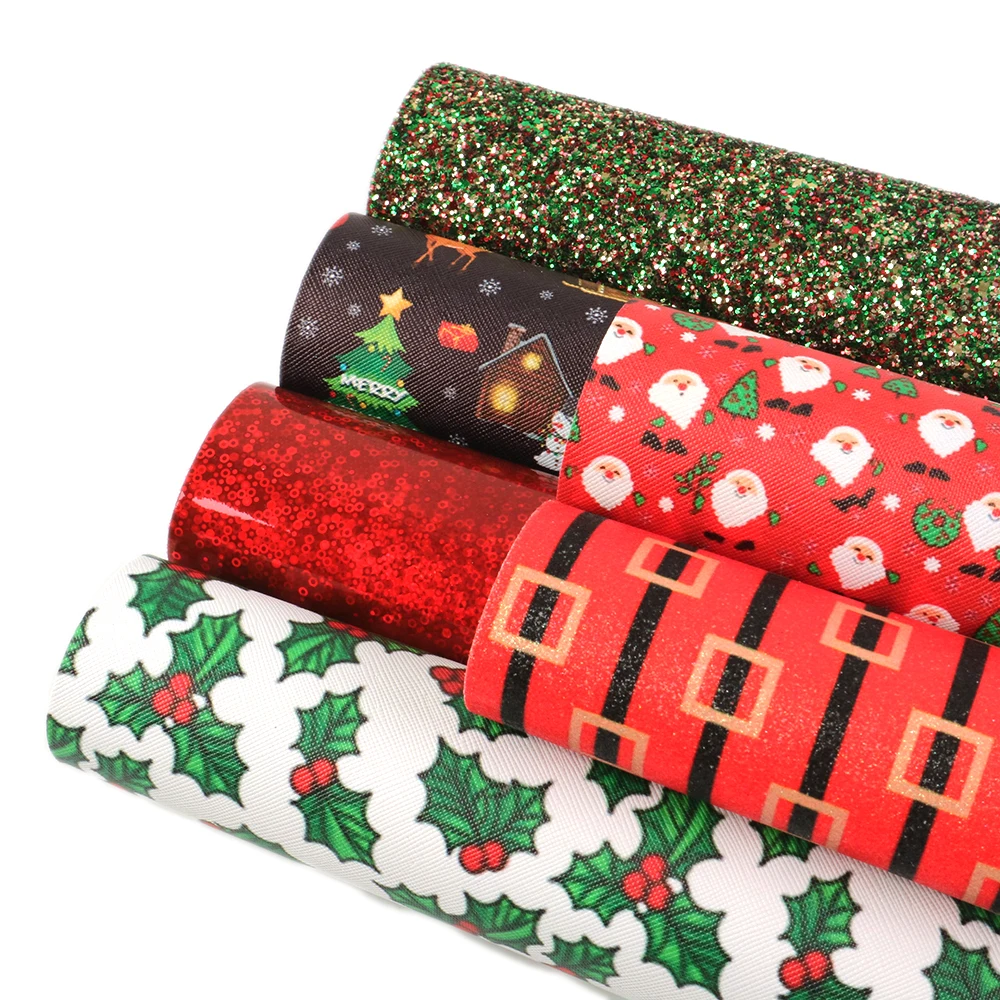 Новый 6 шт./компл. 20*33 см на Рождество и Хеллоуин Искусственная Синтетическая кожа