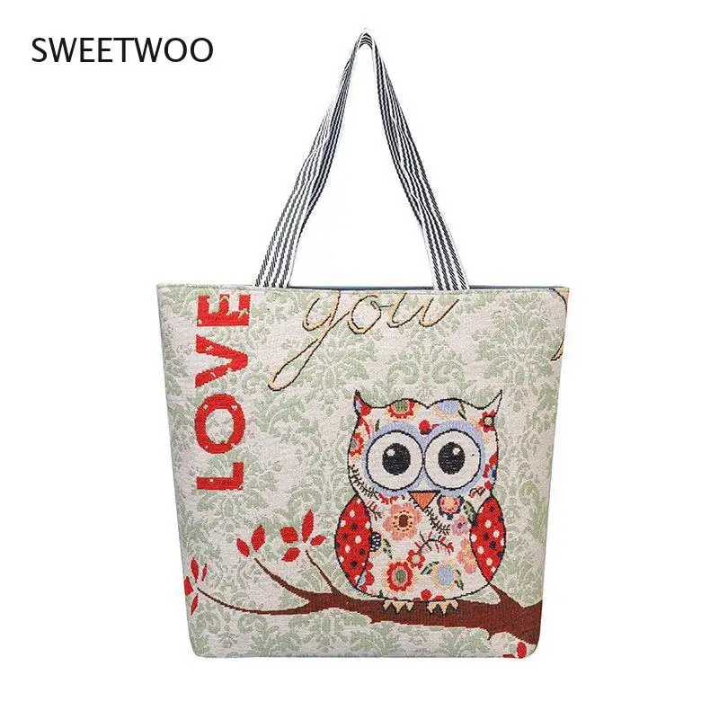 

Regional Characteristics One-Shoulder Canvas Bag Fashion Women's Ethnic Style Canvas Bag Large-Capacity Simple Handbag Clutch