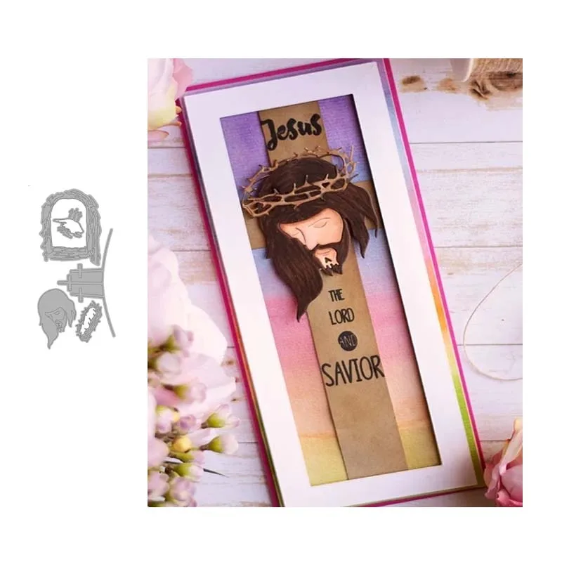 

Tombstone Human Head New Design Metal Cutting Dies Craft Stencil Diy for Scrapbooking Handmade Card Make Shape Album Decor Model