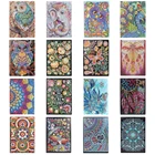 5D сделай сам, 50 страниц, алмазная живопись, мозаика, мандала, специальная форма, алмазная вышивка, полная вышивка крестиком, A5, картина для блокнота, подарки