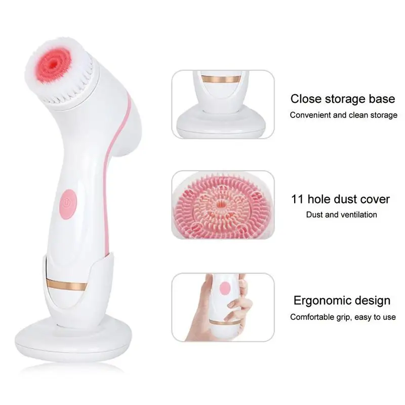 Sonic Cleansing Brush Face Spin Galvanica Spa System For Skin Rejuvenation Deep Cleaning Remove Blackhead | Красота и здоровье