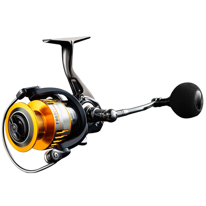 

Fishing Reels Spinning 17+1 Bearings FBE2000-7000 Metal Reel Max Drag 8-10Kg Carp Fishing Reels Tackle High Quality 1PC