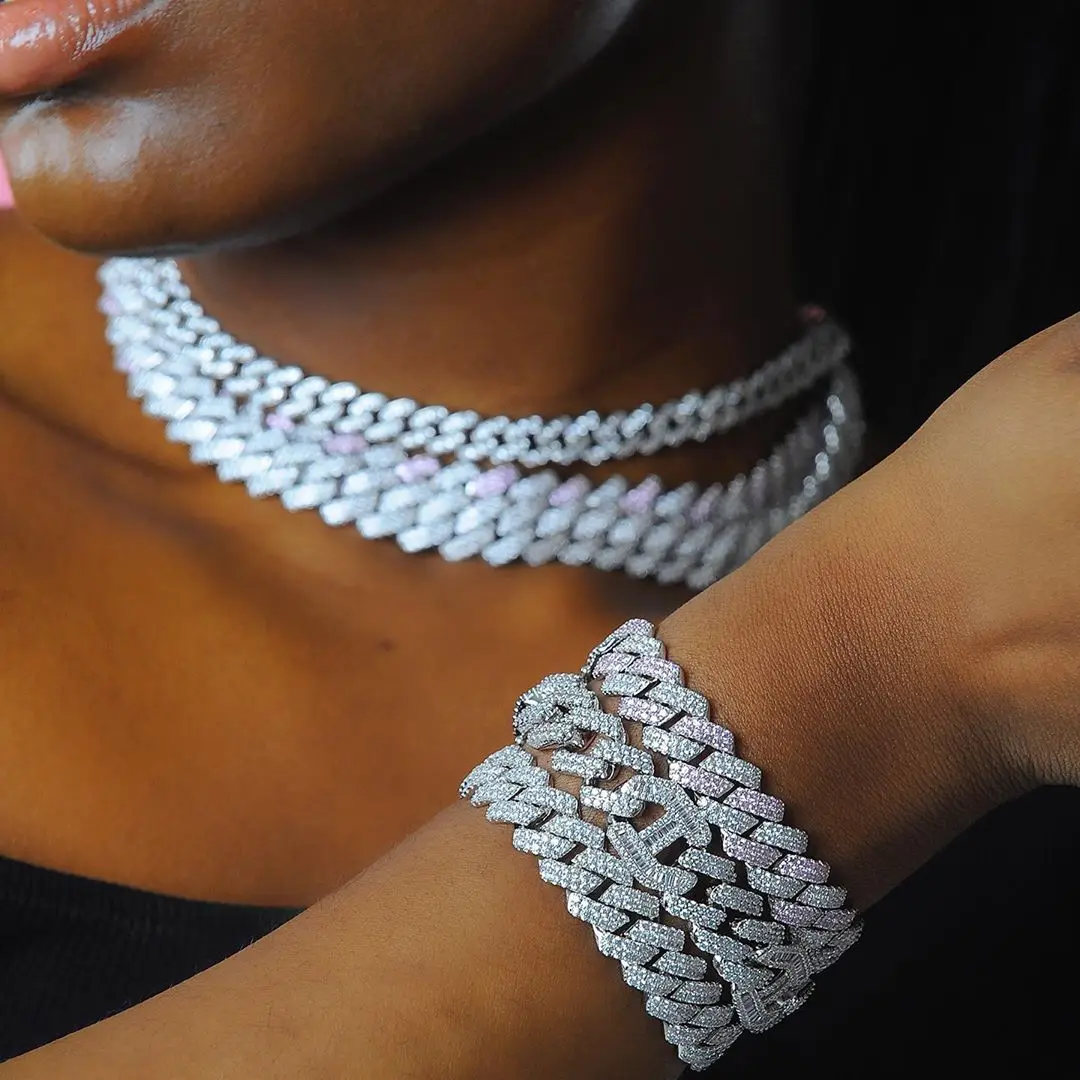 Женский браслет в стиле хип-хоп с фианитом | Украшения и аксессуары