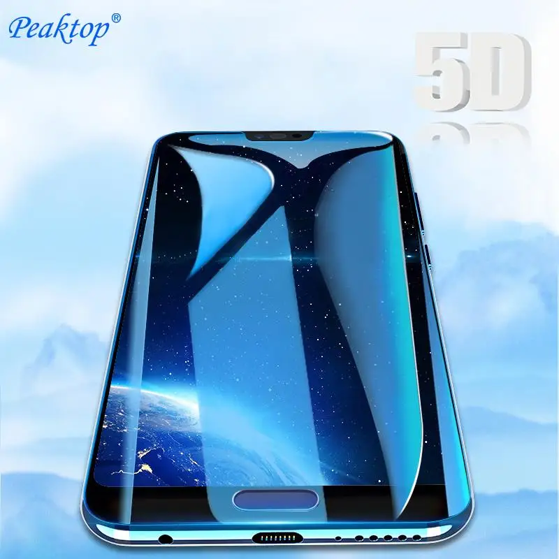 5D Tempered Glass For Huawei Mate 10 Lite P20 Pro Screen Protector on Honor 9 Play P10 P Smart Enjoy 7s | Мобильные телефоны и