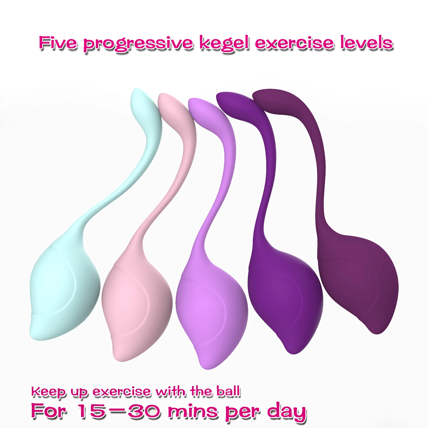 5 шт. силиконовый шар Кегеля умный тренажер для влагалища упражнение влагалище