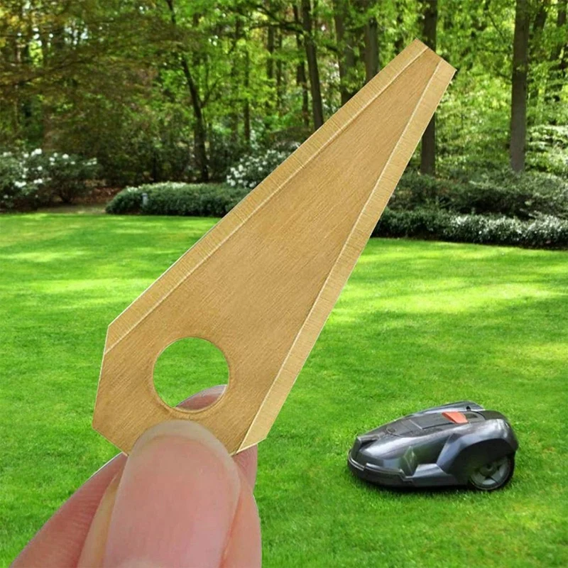 

18PCS 49X19X1MM Robot Mower Replacement Blade Anti-Rust Durable Mower Cutter for Indego Accessories