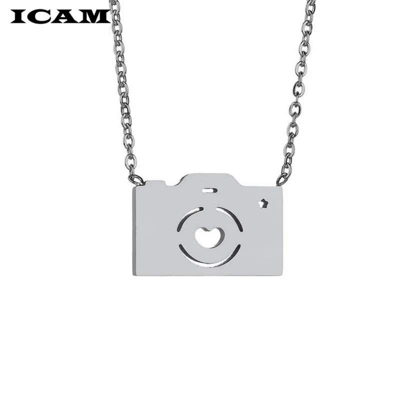 Ожерелье ICAM из нержавеющей стали для женщин Lover золотой и серебряный цвет кулон в