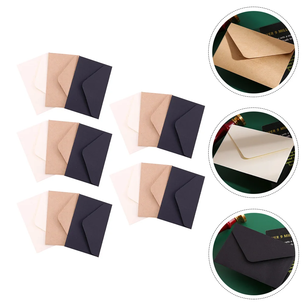 

30Pcs Delicate Envelopes Invitations Envelopes Decorative Cards Envelopes