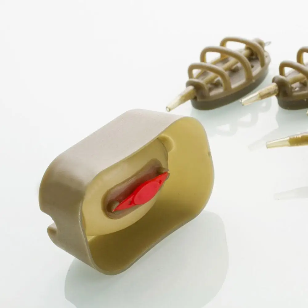Carp Fishing Inline Flat Method Feeder 4 Feeders 15/20/25/35g Mould For Bait Set 30/35/50/60g HolderTool 2019 K9Y4 | Спорт и