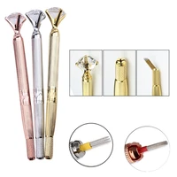 newest 3d microblading pen manual eyebrow tattoo pen permanent makeup machine pen eyebrow lip embroidery with crystal diamond