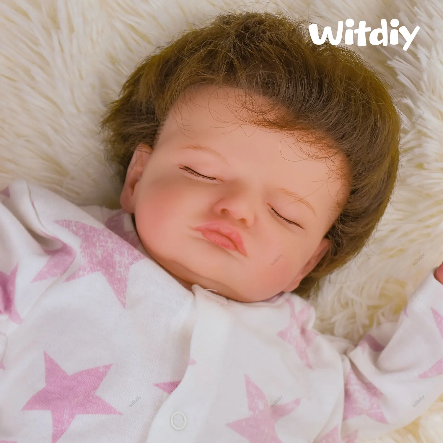 

Witdiy 18-19 Inch Rosalie Reborn dolls Star pajamas bebe reborn bonecas reborn fashion doll reborn baby doll