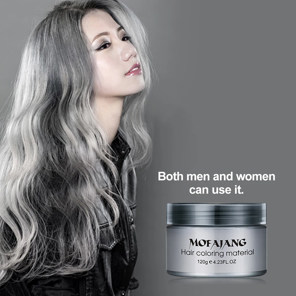 Купить 1 получить 2 одноразовая краска для волос Восковая Щепка бабушка серая