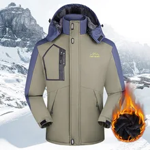 2021 Men Winter Jackets Fleece Warm Thicken Outdoor Jackets Parkas Mens Woman Windproof Waterproof H