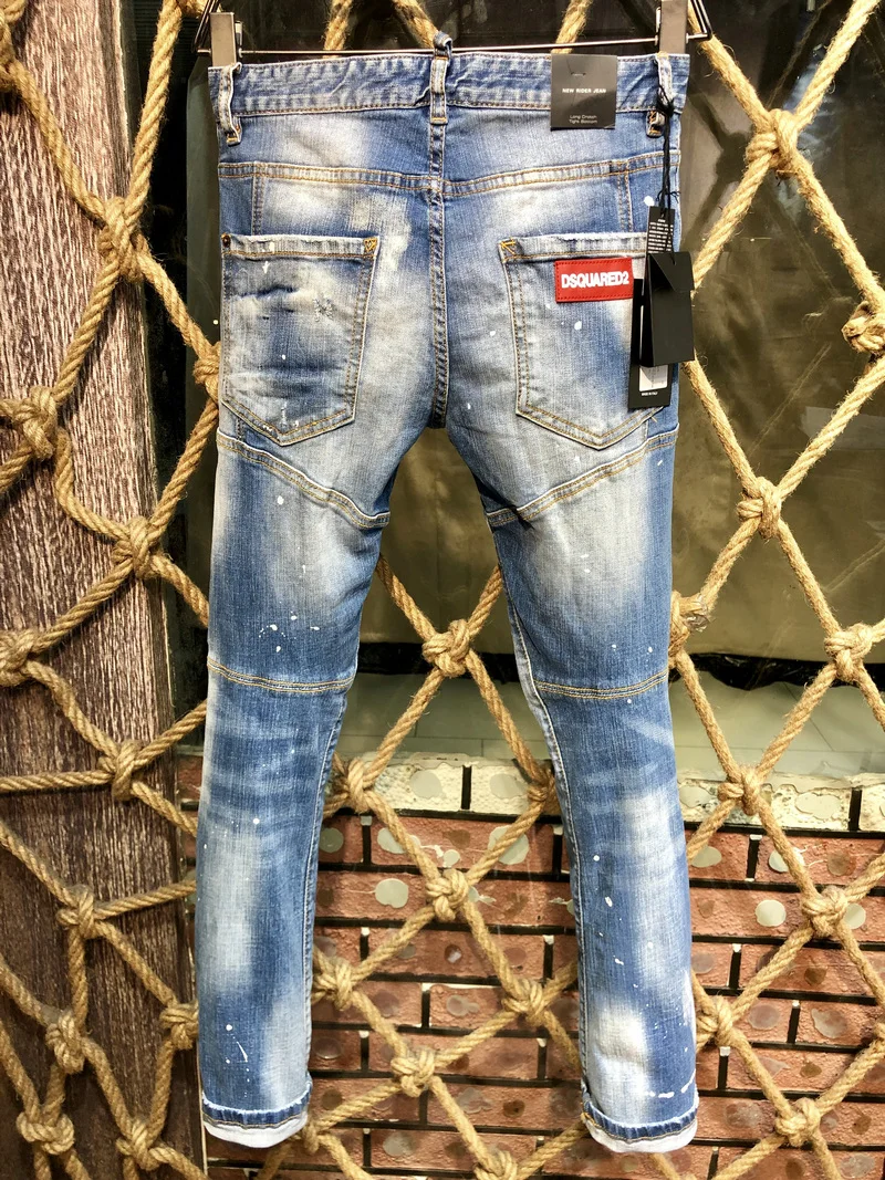 2022FW NEW DSQUARED2 WOMEn/Man Ripped Jeans Biker Jeans Outwear Men Trouser  A220