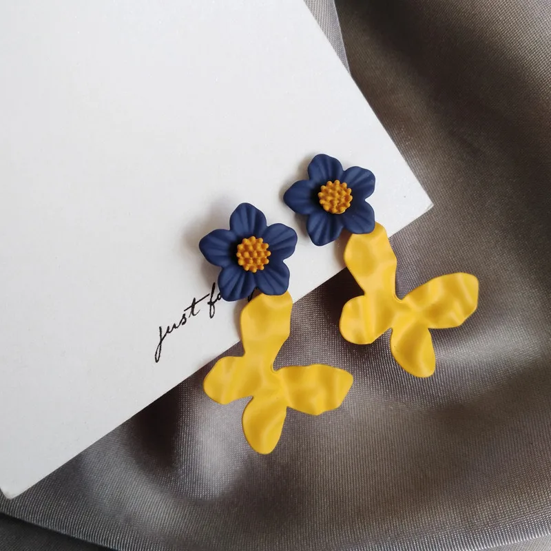 Модные женские серьги в стиле панк темпераментные круглые треугольные