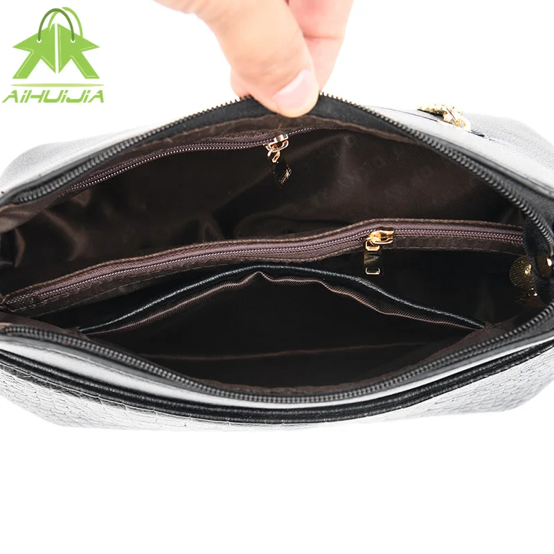 

Fashion Casual PU Leather Women Handbags Crocodile Pattern Shoulder Messenger Bag 2021 New Designer Luxury Ladies Crossbody Bags