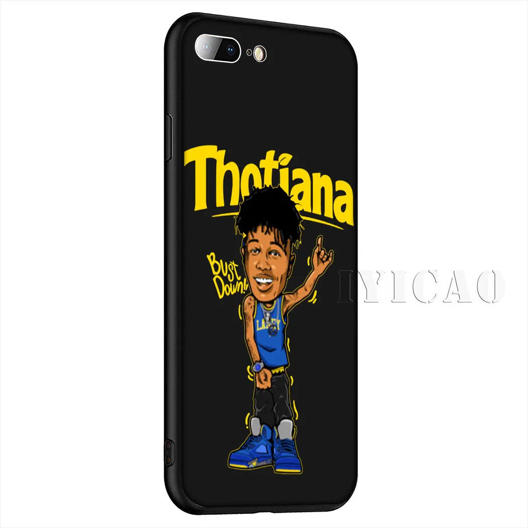 1 Мягкий силиконовый чехол для телефона Blueface Rapper для iPhone 11 Pro Max XR X XS Max 6 6S 7 8 Plus 5 5S SE - Цвет: 1