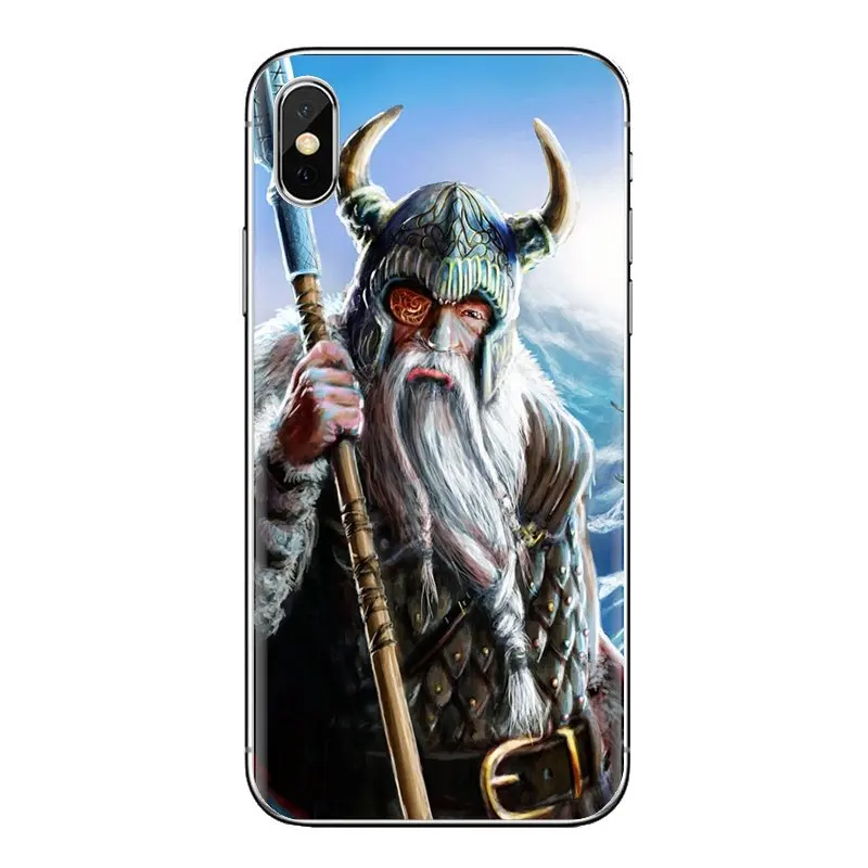 Viking warrior norse thor odin Transparent TPU Shell Covers For Xiaomi Redmi 4A S2 Note 3 3S 4 4X 5 Plus 6 7 6A Pro Pocophone F1 |