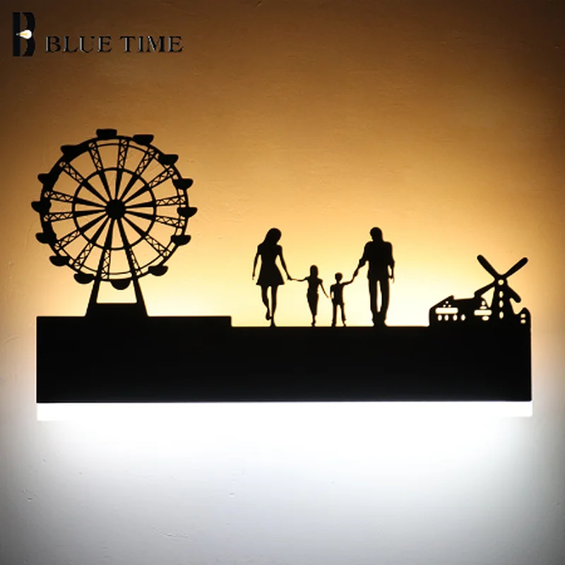 Современная светодиодная настенная лампа декоративный комнатный светильник Sonce