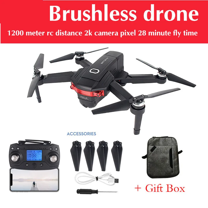 OTPRO 4K gps 1080P wifi FPV складной селфи Дрон с режимом удержания высоты RC Квадрокоптер вертолет игрушки RTF подарок - Цвет: DRONE GIFT BOX