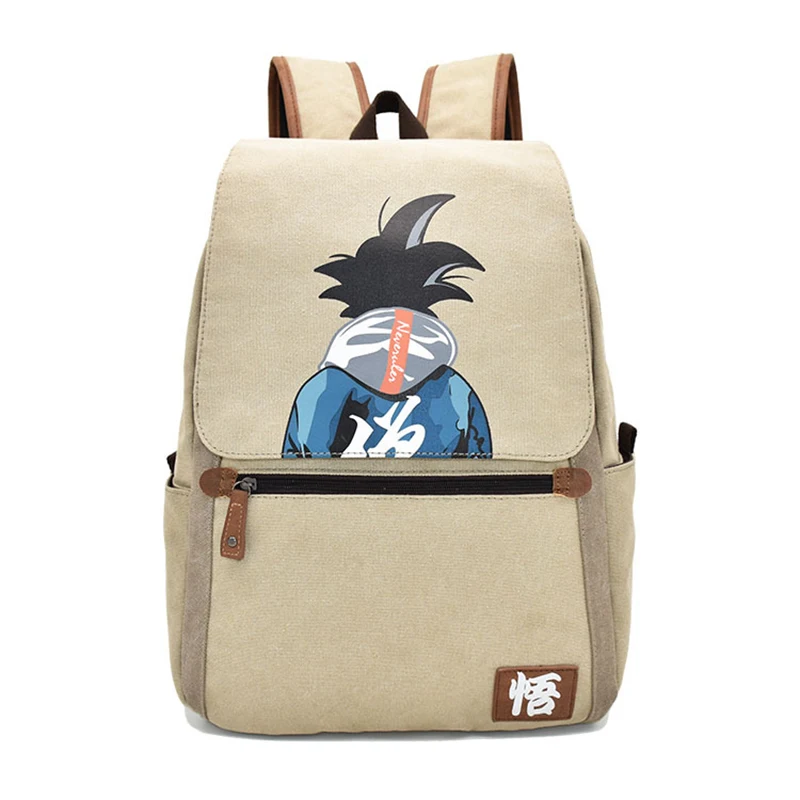 Холщовый Рюкзак Luffy в стиле аниме унисекс школьные ранцы на молнии сумка плечо с