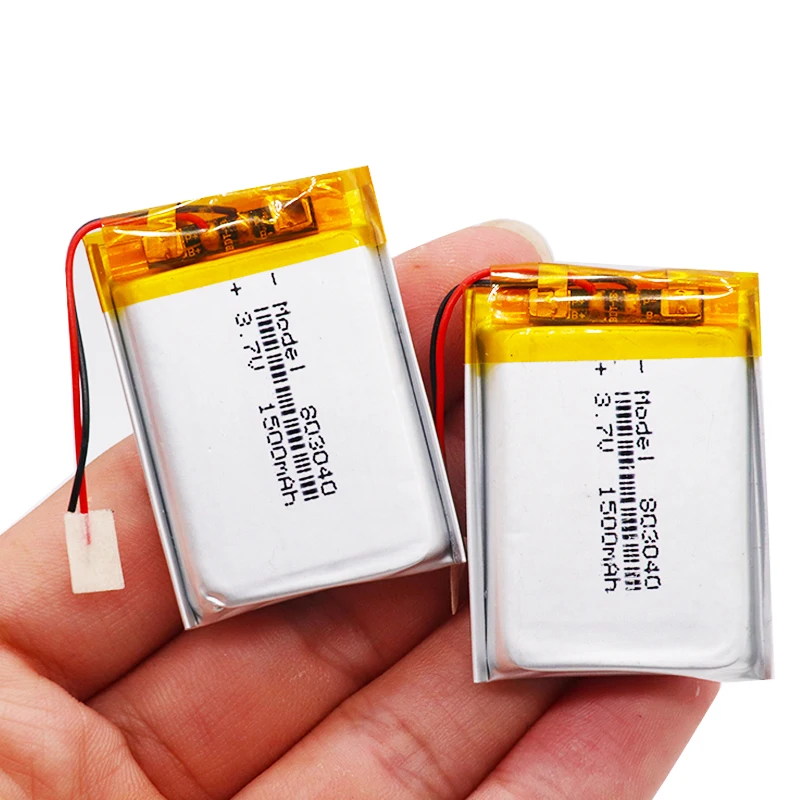 4 шт. высокое качество 3 7 V 803040 1500mAh литий-ионный полимерный литий Батарея вольт