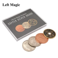 copper silver brass csb magic tricks coin appear vanish magia magician close up illusions gimmick props mentalism fun easy