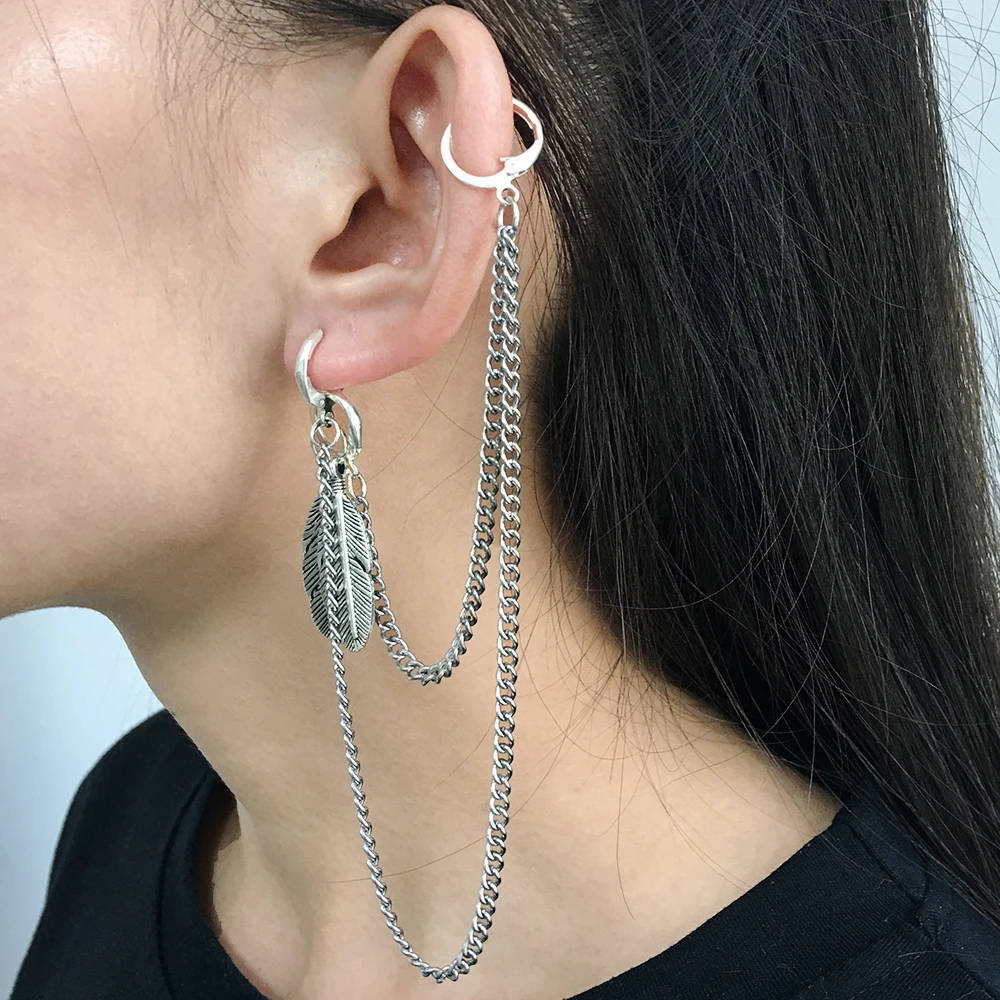 Креативные богемные серьги с листьями для женщин ювелирные изделия аксессуары