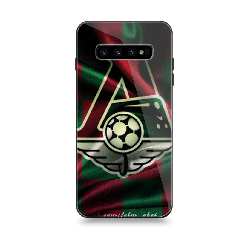 Чехол для телефона Стекло для samsung A10 A20 A30 A40 A50 A60 A70 S7 край S8 S9 S10 плюс Чехол Московский локомотив логотип - Цвет: G10