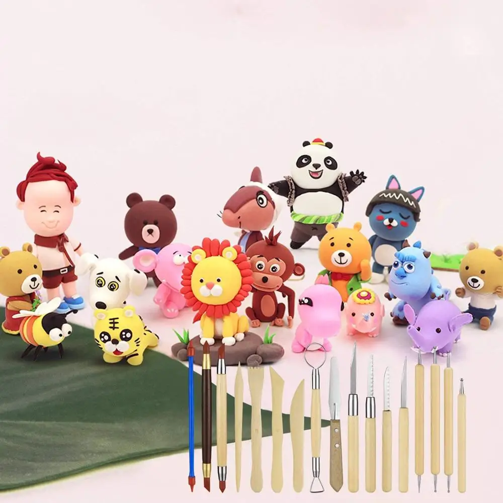 Набор инструментов для лепки из керамической глины двухсторонний прочный