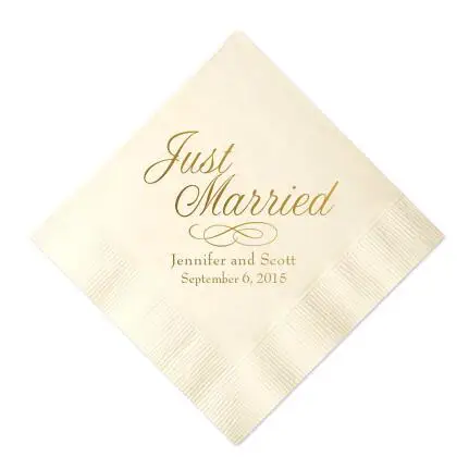 100 шт. бумажные салфетки с золотым/серебряным принтом | Дом и сад