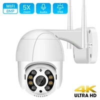 8mp 4k ptz camera ip outdoor wifi camera hd 5mp h 265 wireless surveillance security cctv 3mp ai tracking color night vision