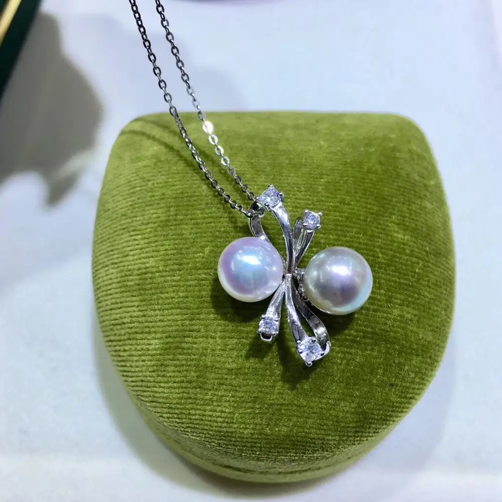 

Уникальная свадебная Подвеска из стерлингового серебра 925 пробы, комплектующие для ювелирных изделий, фурнитура для бусин с жемчугом