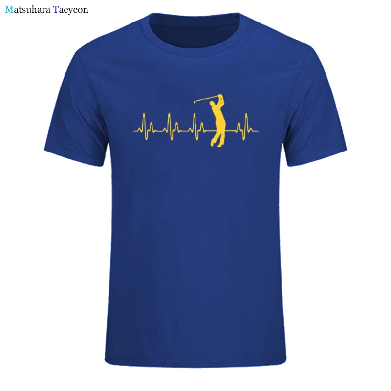 

Funny Heartbeat T Shirts Men Casual T-shirt Cotton O Neck Short Sleeves Tee Shirt Play A Ball Print Plus Size Men Clothing