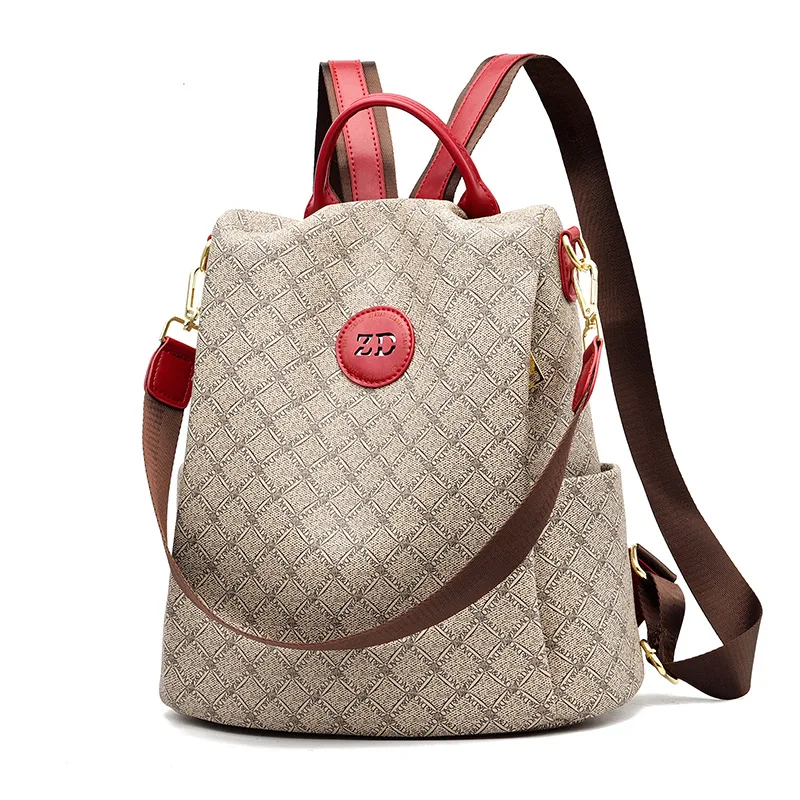 Модный рюкзак женский PU многофункциональный повседневный Противоугонный для