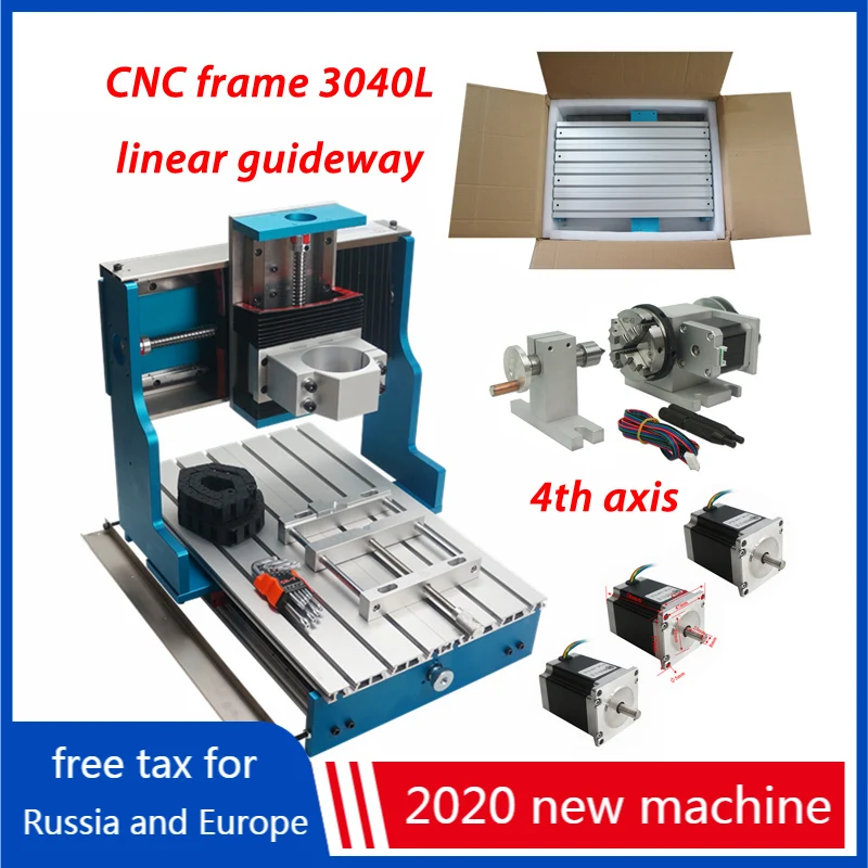 Линейный направляющий фрезерный станок с ЧПУ 3040L комплект рамок для