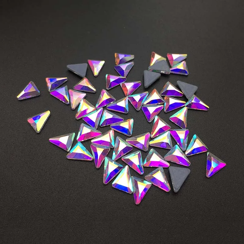 144 шт Сделай Сам Новый позолоченный Бриллиант Кристалл Цвет плоское дно горный