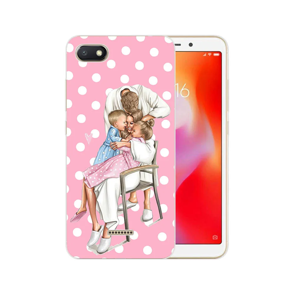 C77 Модная одежда для детей, Детская мода I Love MaMa супер для мам и дочек, мягкий силиконовый чехол для телефона для Xiaomi Redmi 4 4A 5 5A 6 6A 7 7A Note6 Note8 Pro Note7 чехол Funda - Цвет: C77