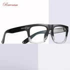 Модные квадратные мужские и женские оптические очки RAVENISA 2020 Anit синие блокирующие линзы 90 черная прозрачная оправа